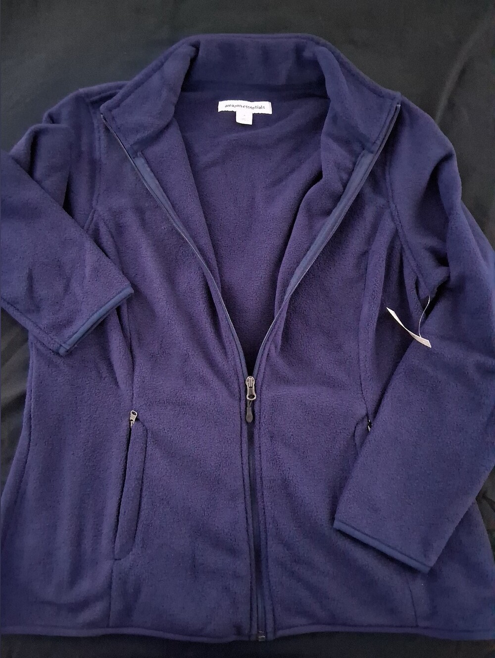 Amazon Essentials Crewneck Fleece Sweater - Navy. Size XL.
